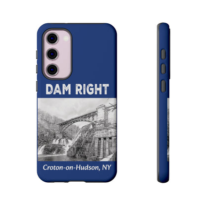 DAM RIGHT iPhone Tough Cases in Croton River blue