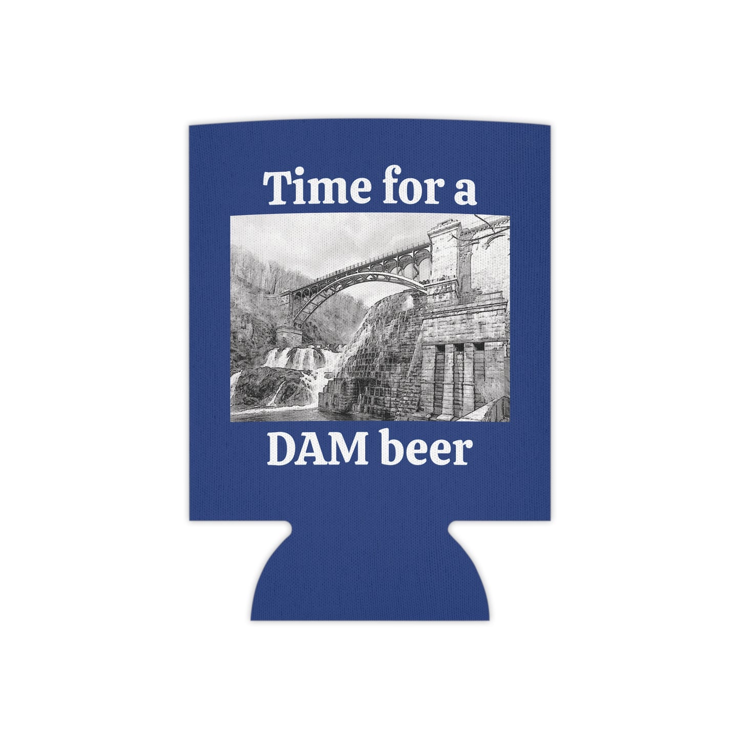Time for a DAM beer slim can and regular koozie