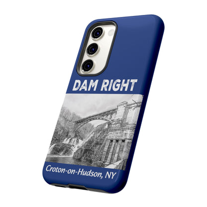 DAM RIGHT iPhone Tough Cases in Croton River blue