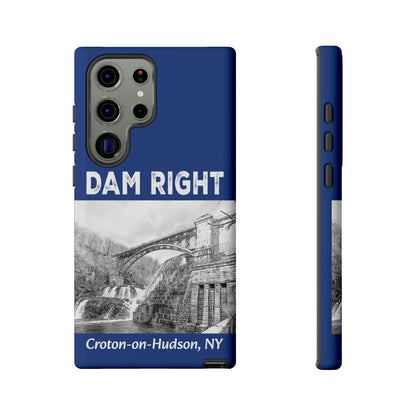 DAM RIGHT iPhone Tough Cases in Croton River blue