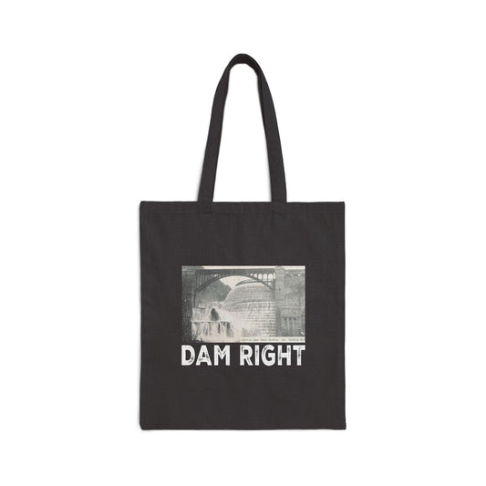 DAM RIGHT Canvas Tote Bag Medium