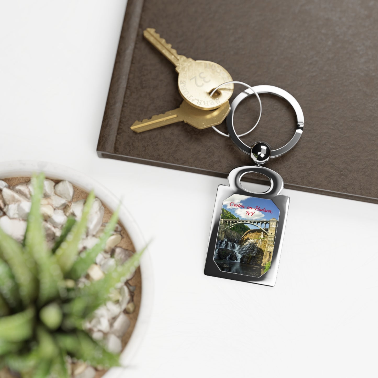 Croton Dam Key Chain