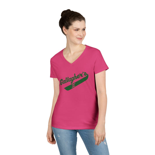 Gallagher's II Ladies V-Neck T-Shirt,
