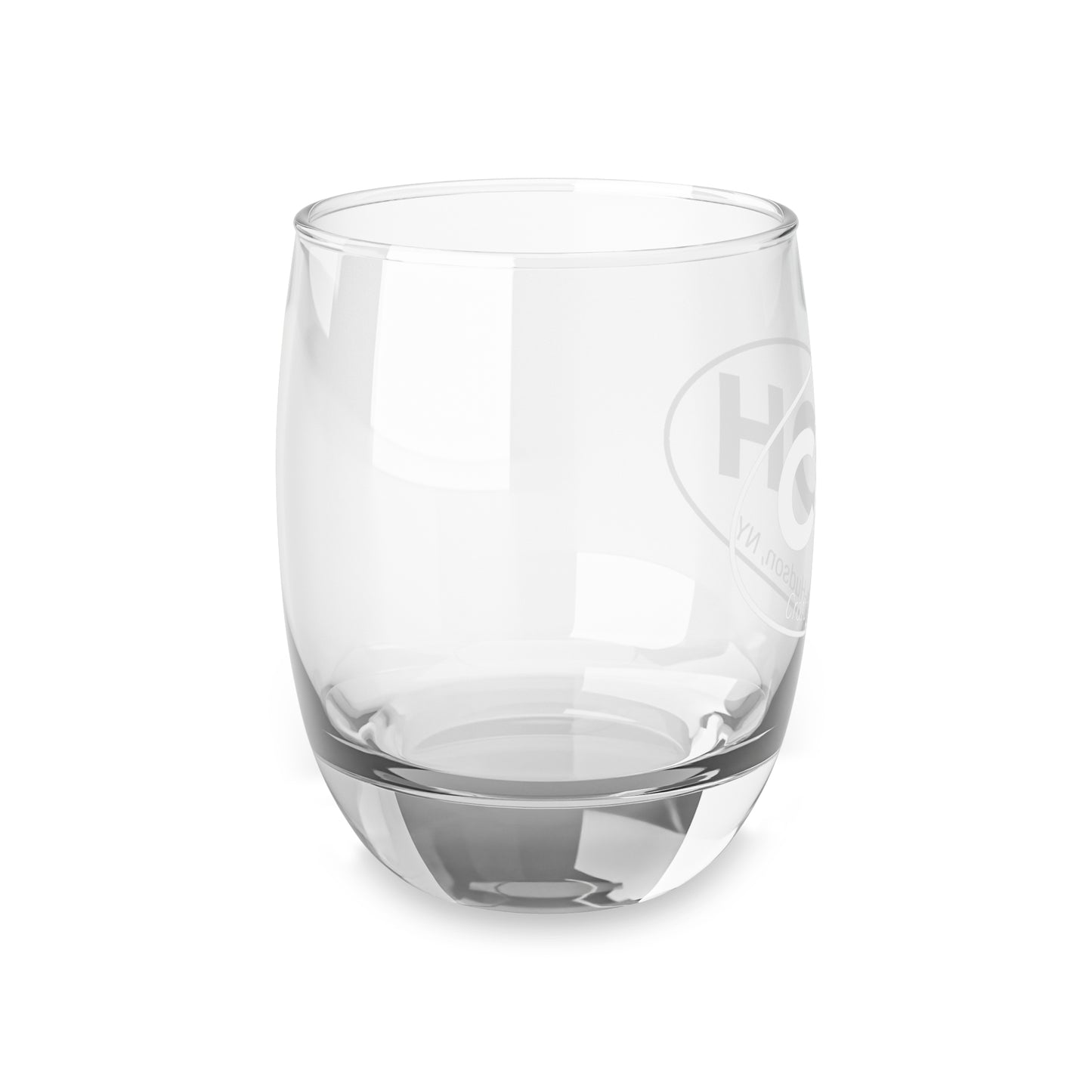 Croton COH Euro sticker Whiskey Glass in white