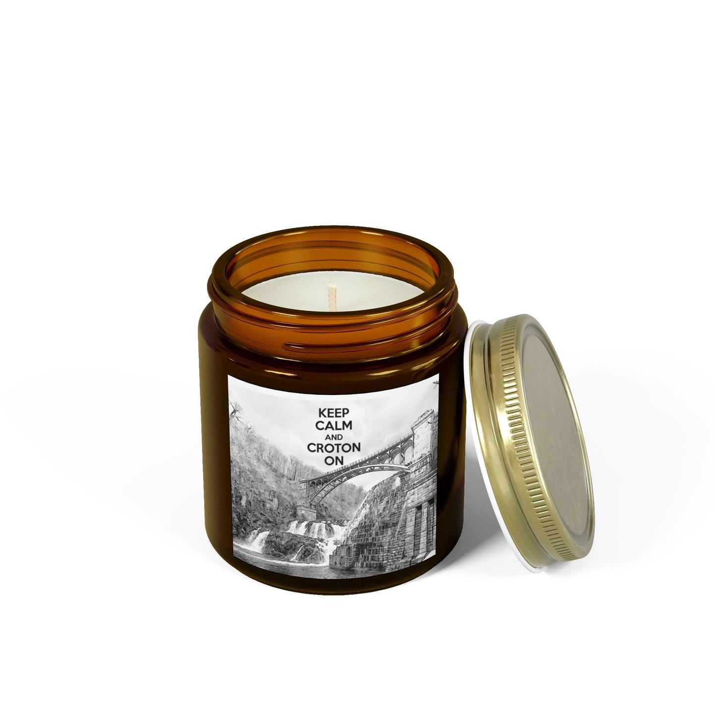 KEEP CALM / Croton Dam scented candles