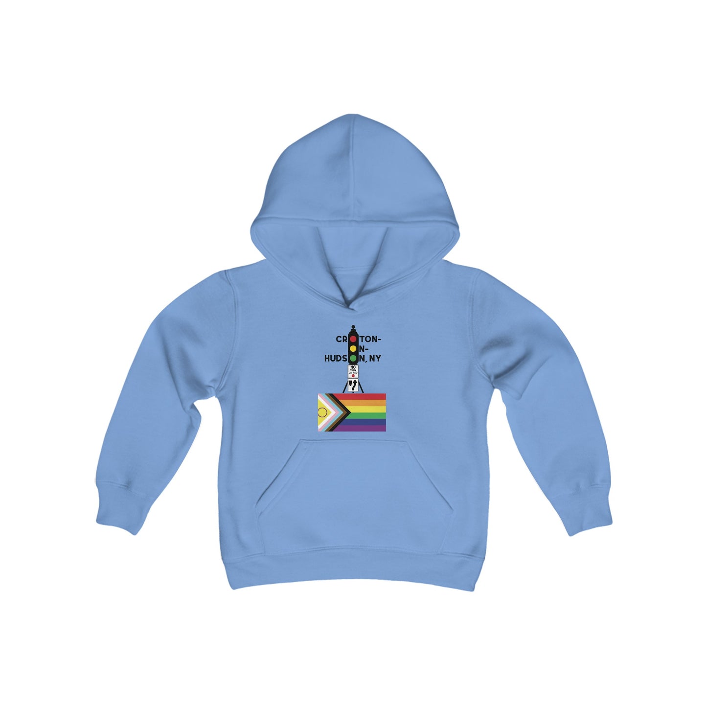 Dummy Light / Pride kids Hooded Sweatshirt