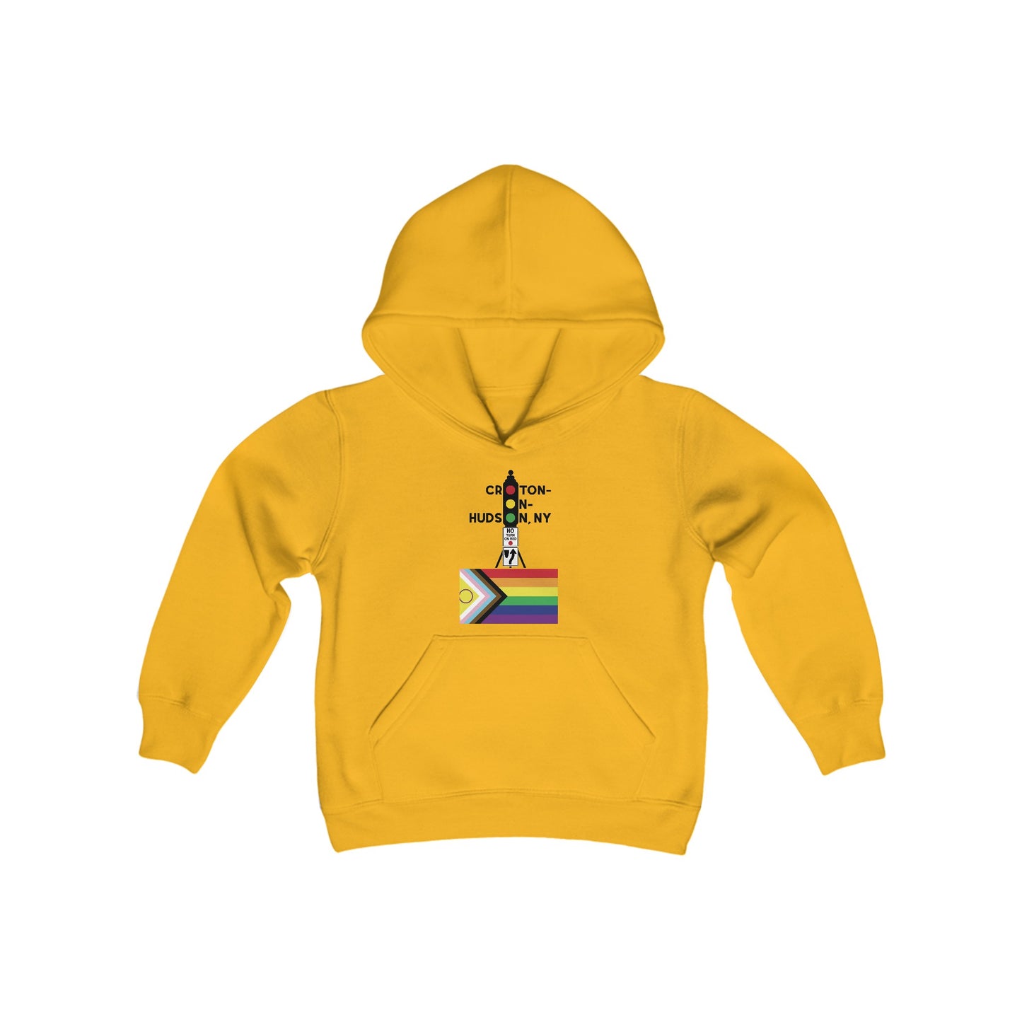 Dummy Light / Pride kids Hooded Sweatshirt