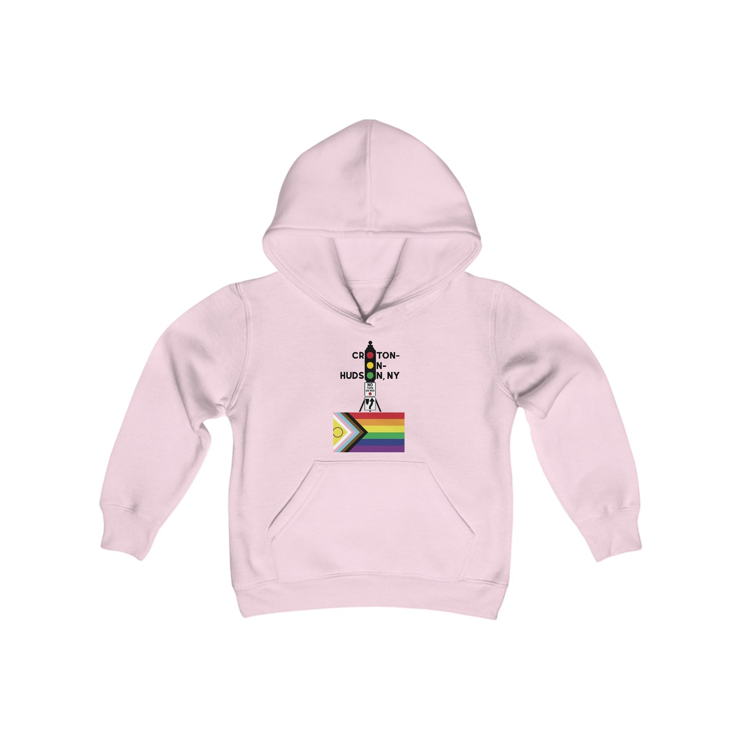 Dummy Light / Pride kids Hooded Sweatshirt