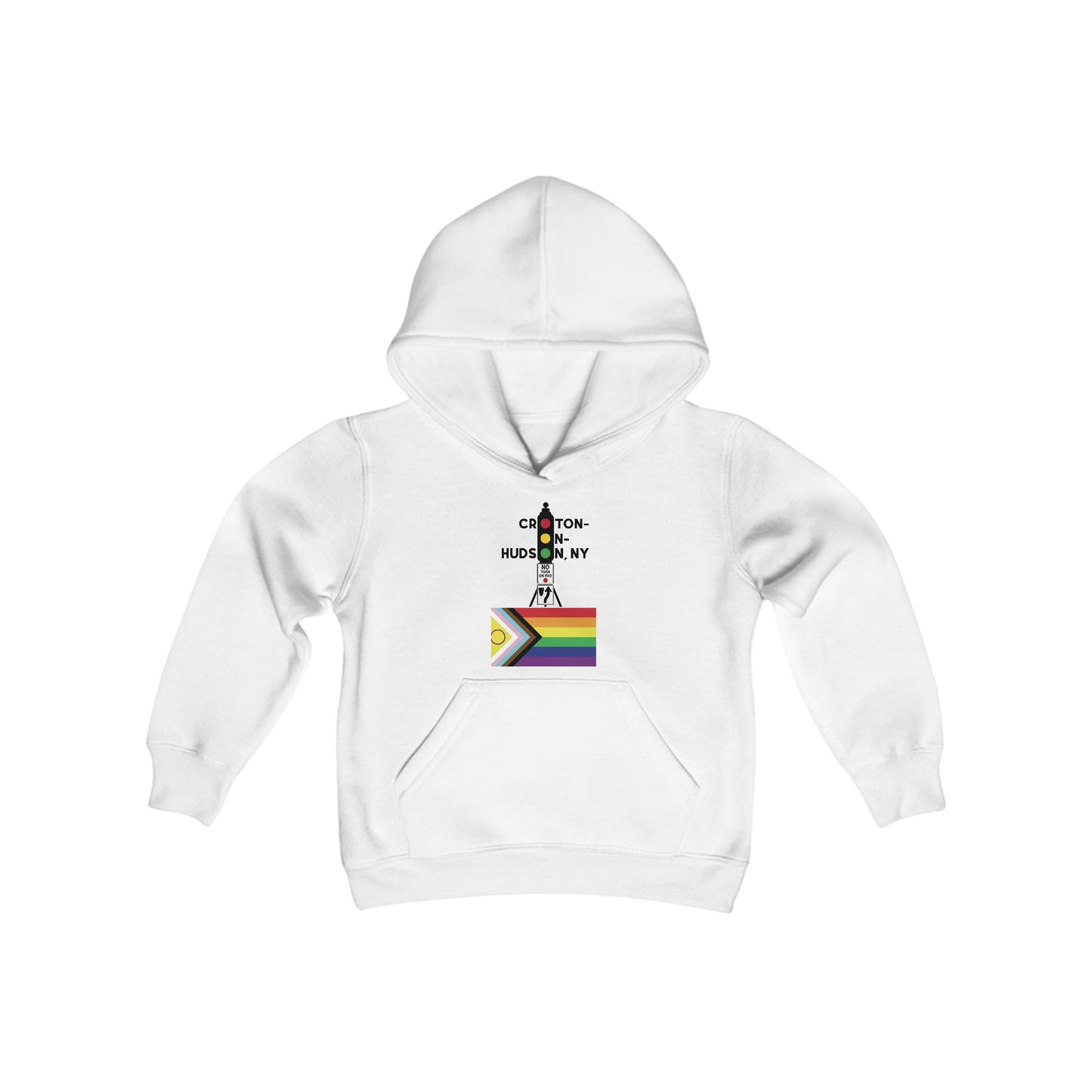 Dummy Light / Pride kids Hooded Sweatshirt