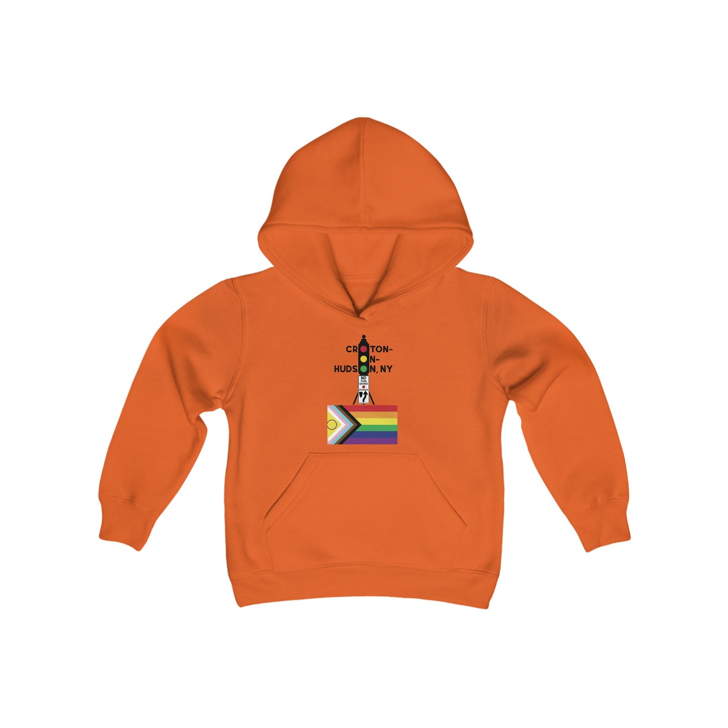 Dummy Light / Pride kids Hooded Sweatshirt