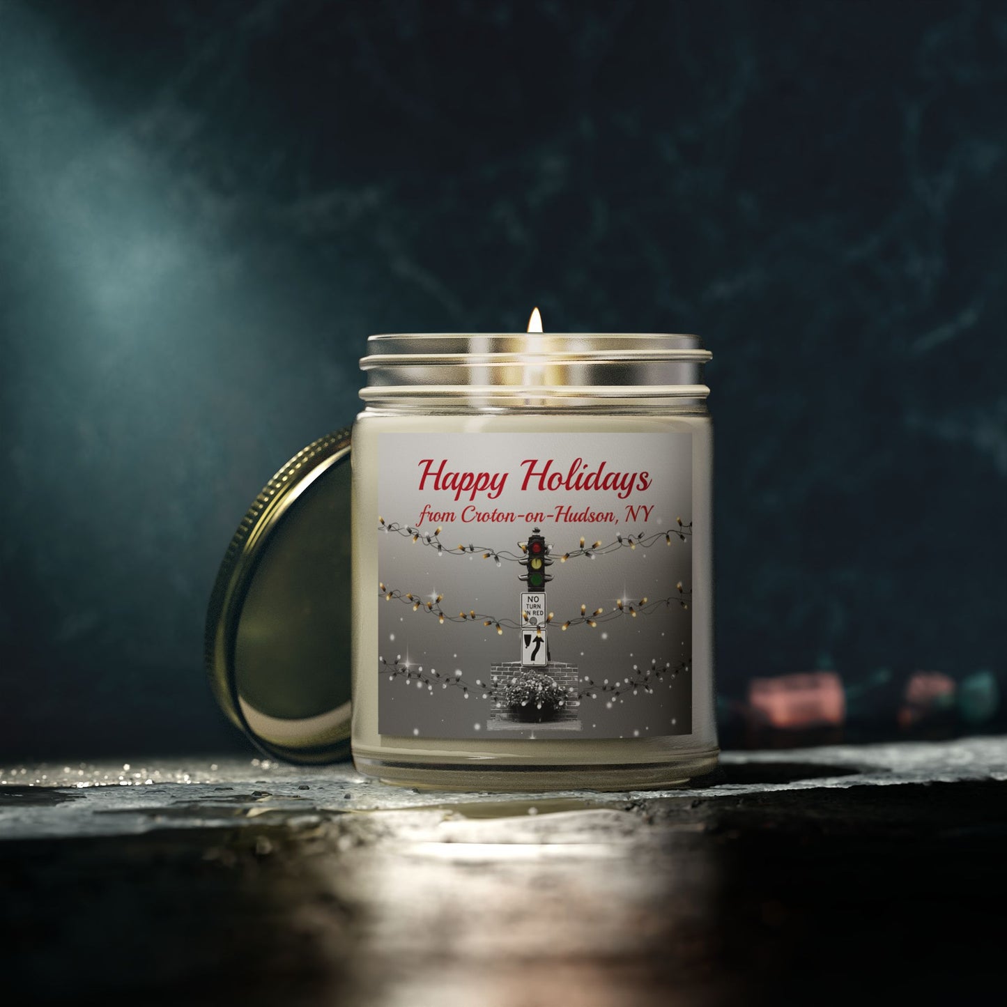 Happy Holidays / Croton Dummy Light candle