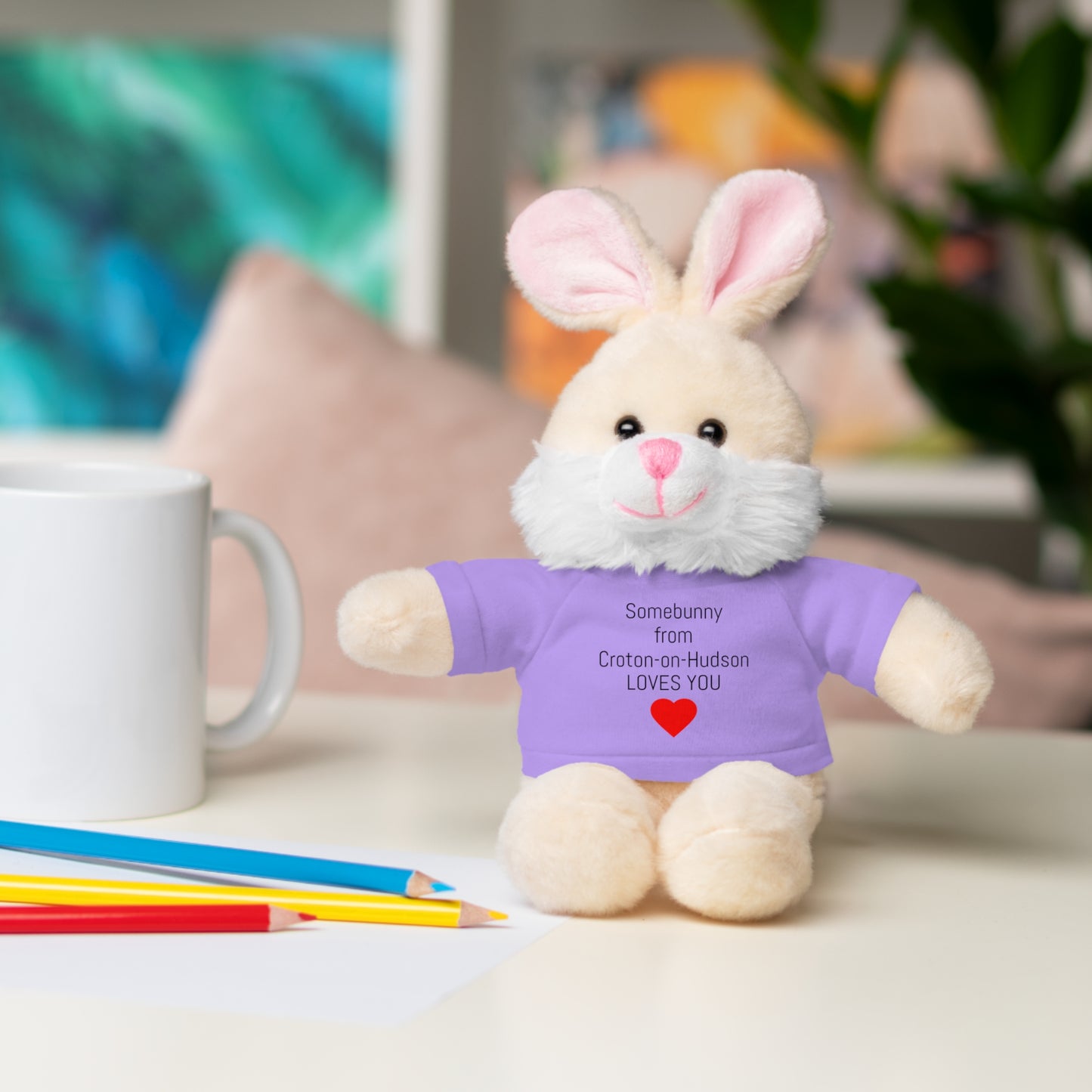 Some BUNNY from Croton-on-Hudson Loves you stuffie