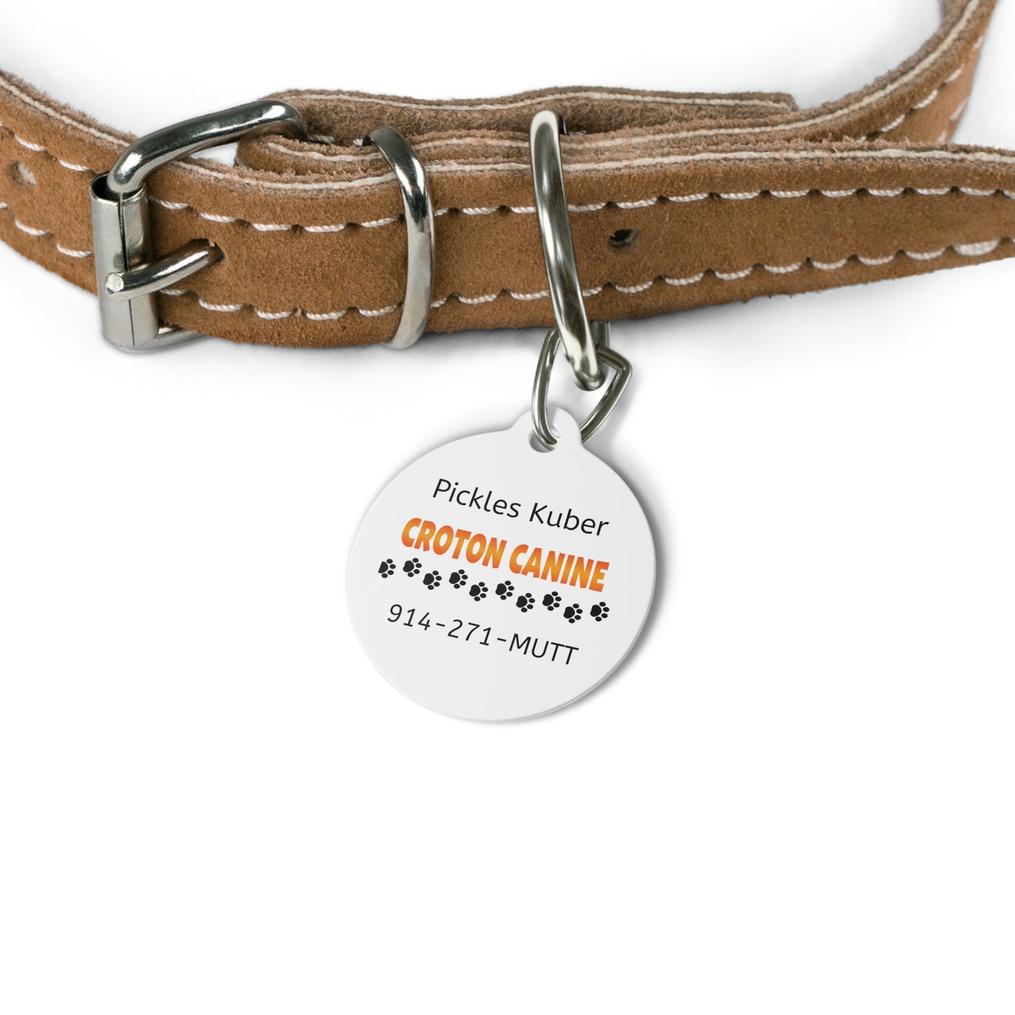 PERSONALIZED Dog ID / Croton Canine Tag