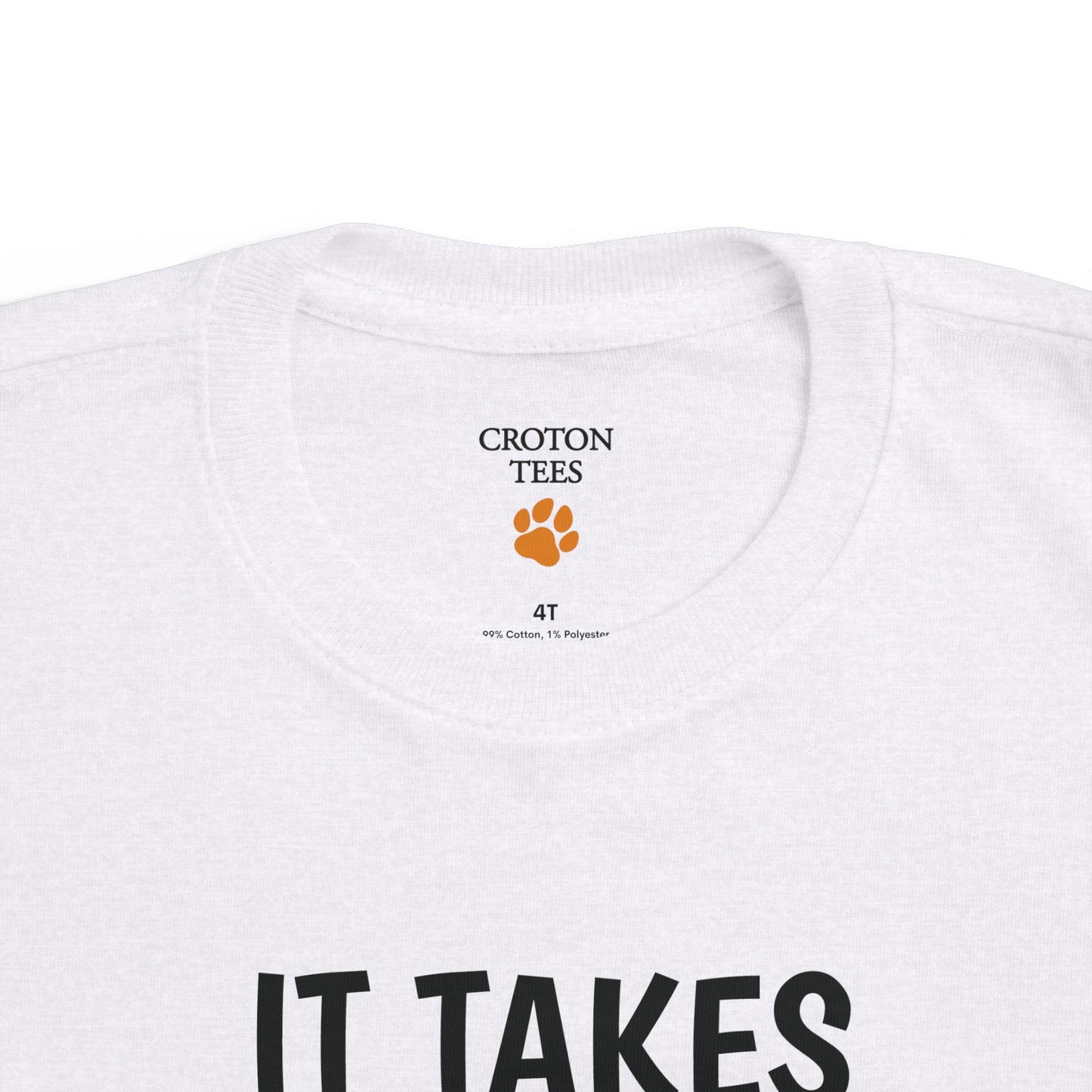 It Takes a Village Croton Peace toddler tee