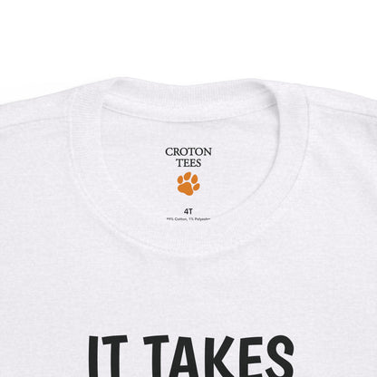 It Takes a Village Croton Peace toddler tee