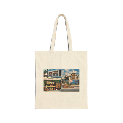 Dummy Light / Upper Village postcard tote
