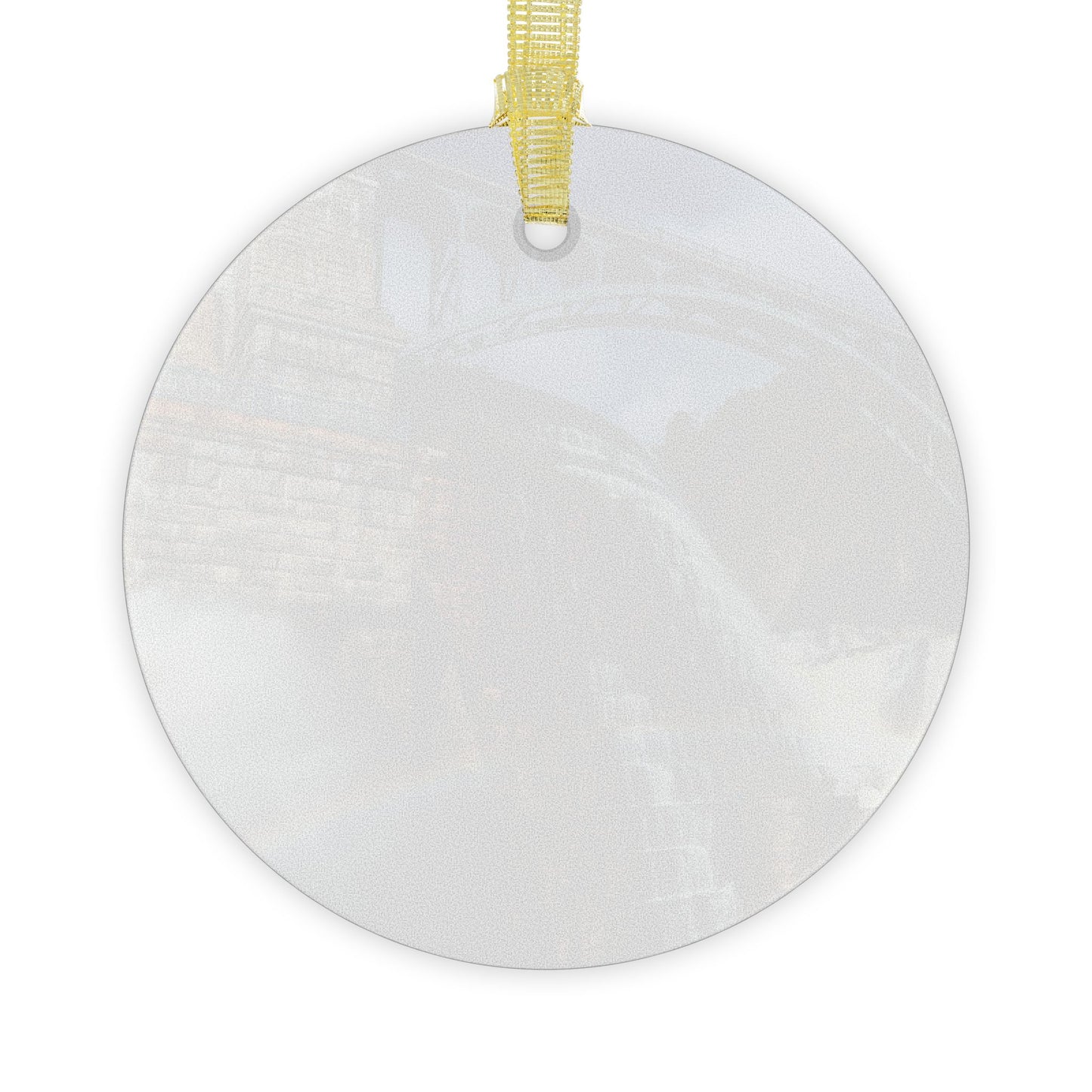 Croton DAM Spillover Glass Ornament