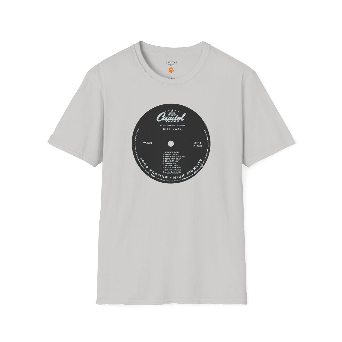 Croton / Cortland Gleason LP unisex tee side 1