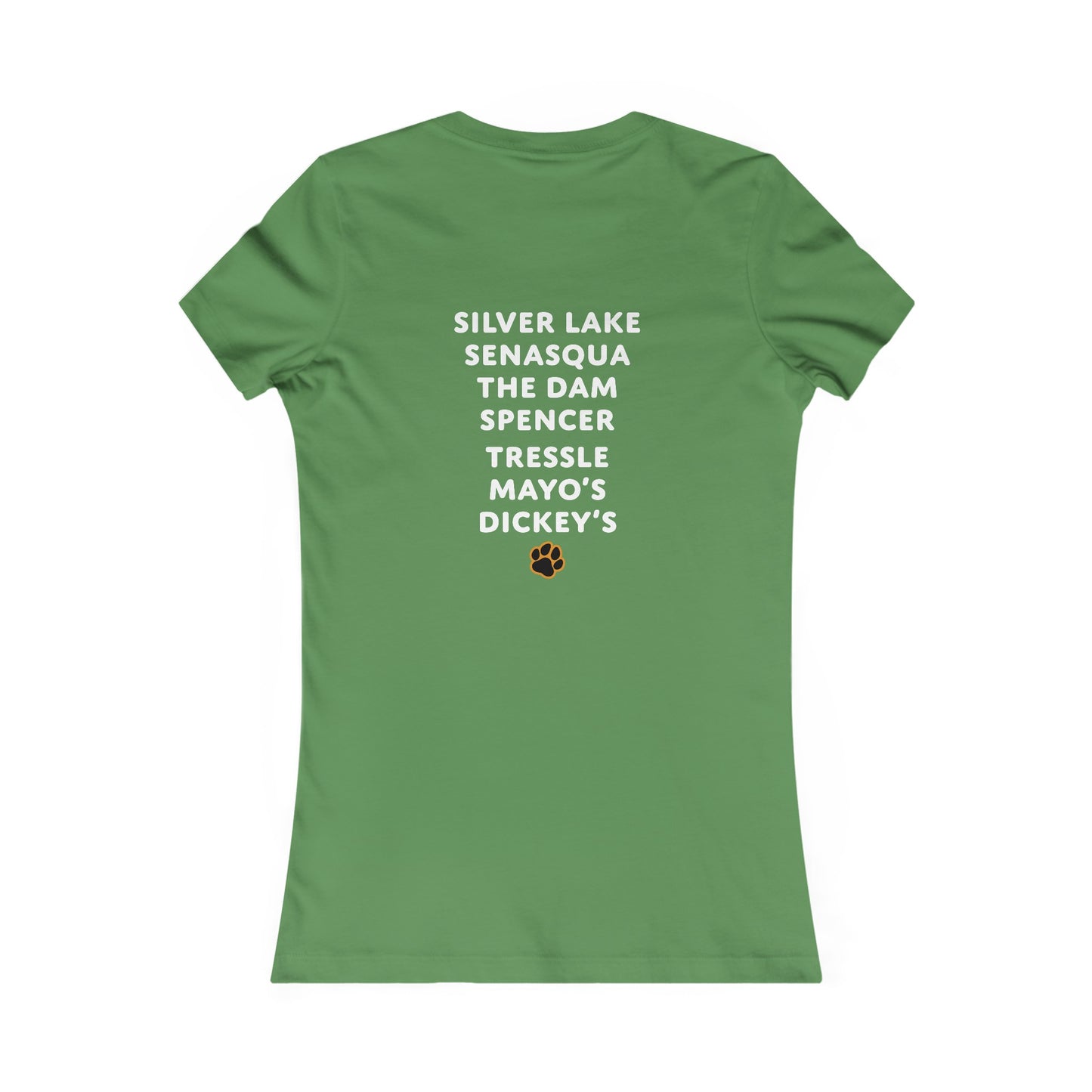 Women's Fitted Croton PARTY SPOTS Tee (Dark/Colors)