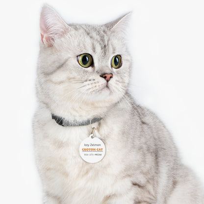 PERSONALIZED Cat ID / Croton Tiger Tag