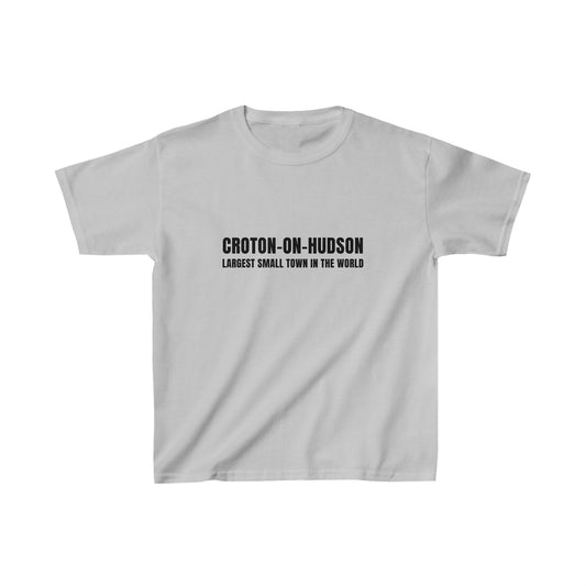 Kids Croton Largest Small Town in the World tee  (light colors)