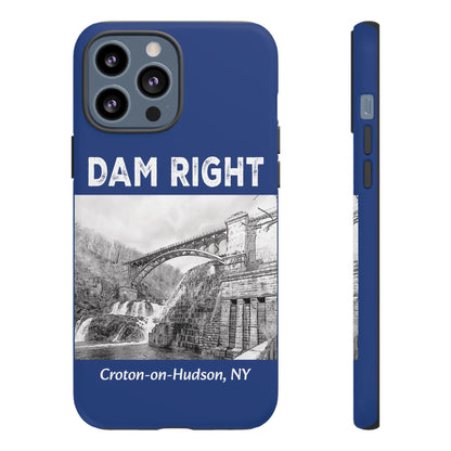 DAM RIGHT iPhone Tough Cases in Croton River blue