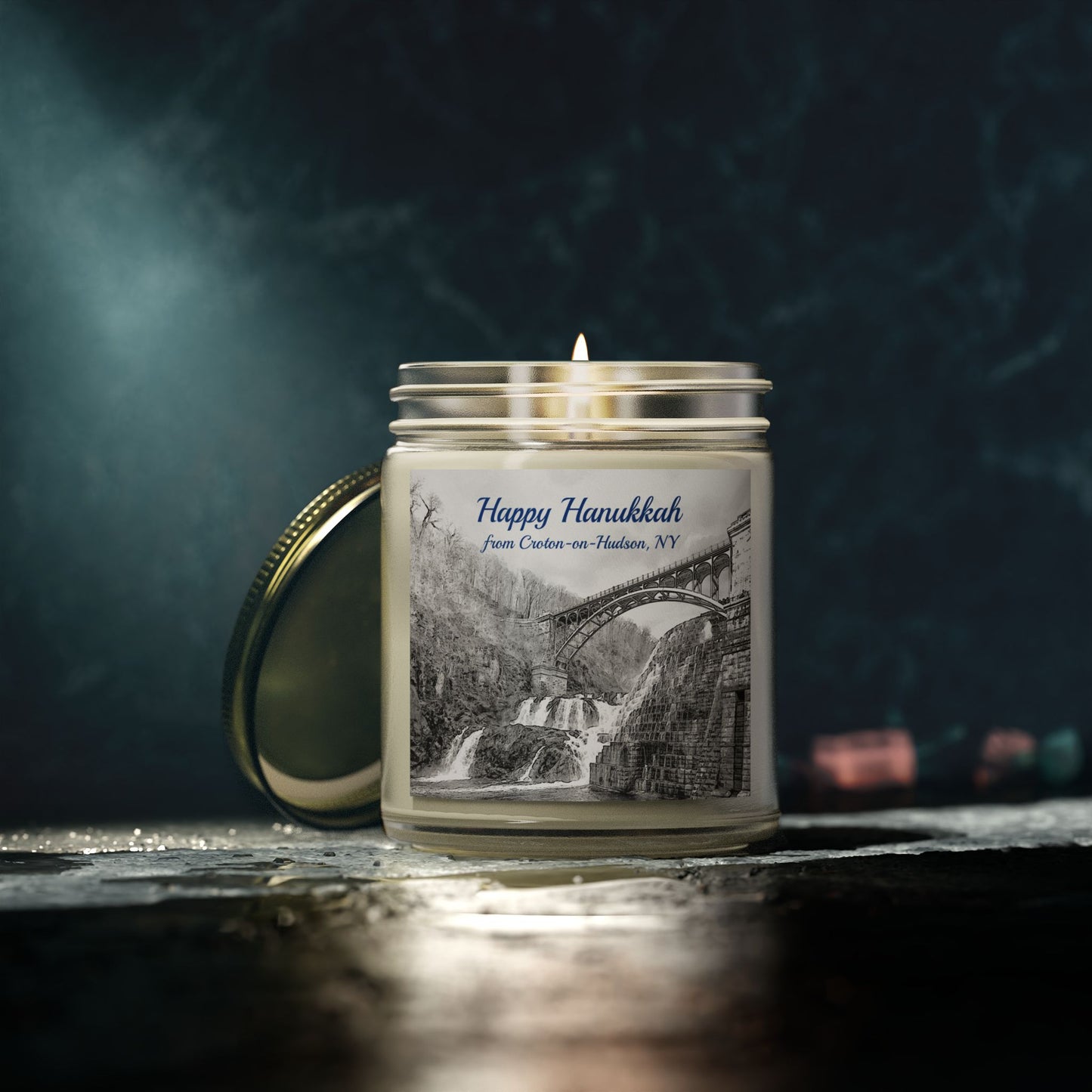 Happy Hanukkah / Croton Dam scented candles