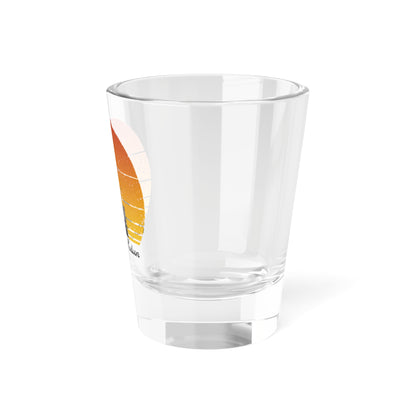 Dummy Light Retro Croton shot glass (1.5oz)