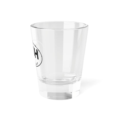 COH car sticker shot glass 1.5 oz