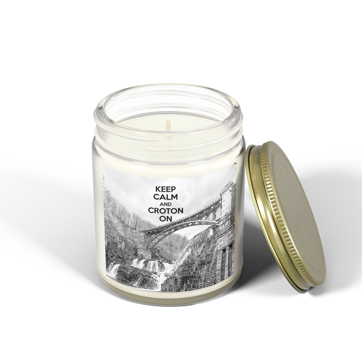 KEEP CALM / Croton Dam scented candles