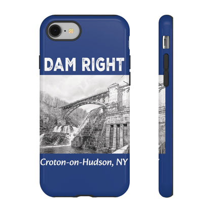 DAM RIGHT iPhone Tough Cases in Croton River blue