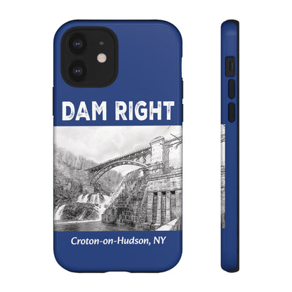 DAM RIGHT iPhone Tough Cases in Croton River blue