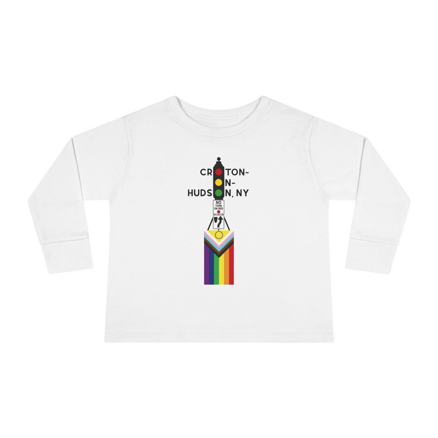 Dummy Light / Pride Croton Toddler Long Sleeve Tee