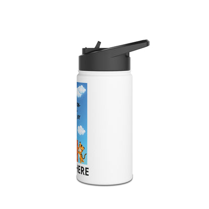 Croton Dummy Light / Tiger personalized Stainless Steel Water Bottle - 2 sizes
