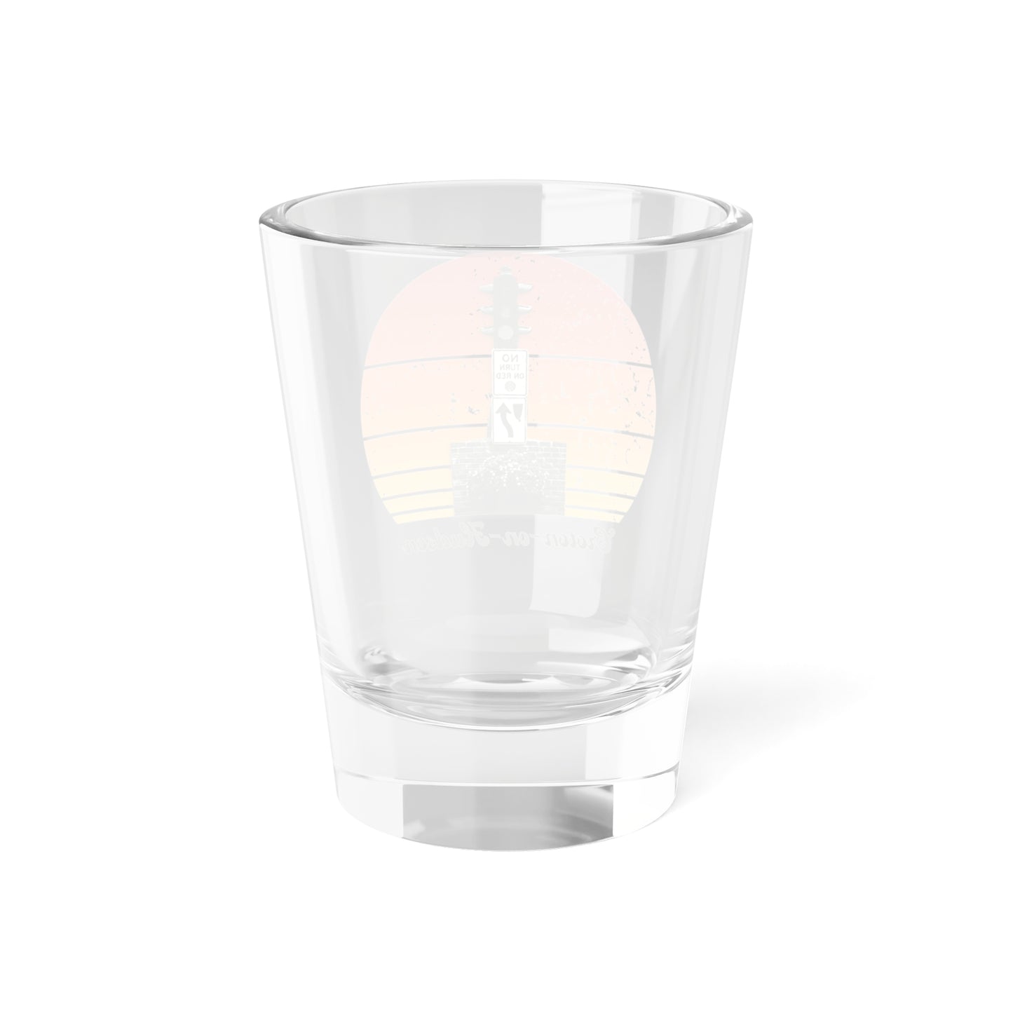 Dummy Light Retro Croton shot glass (1.5oz)