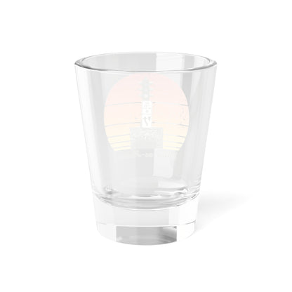 Dummy Light Retro Croton shot glass (1.5oz)