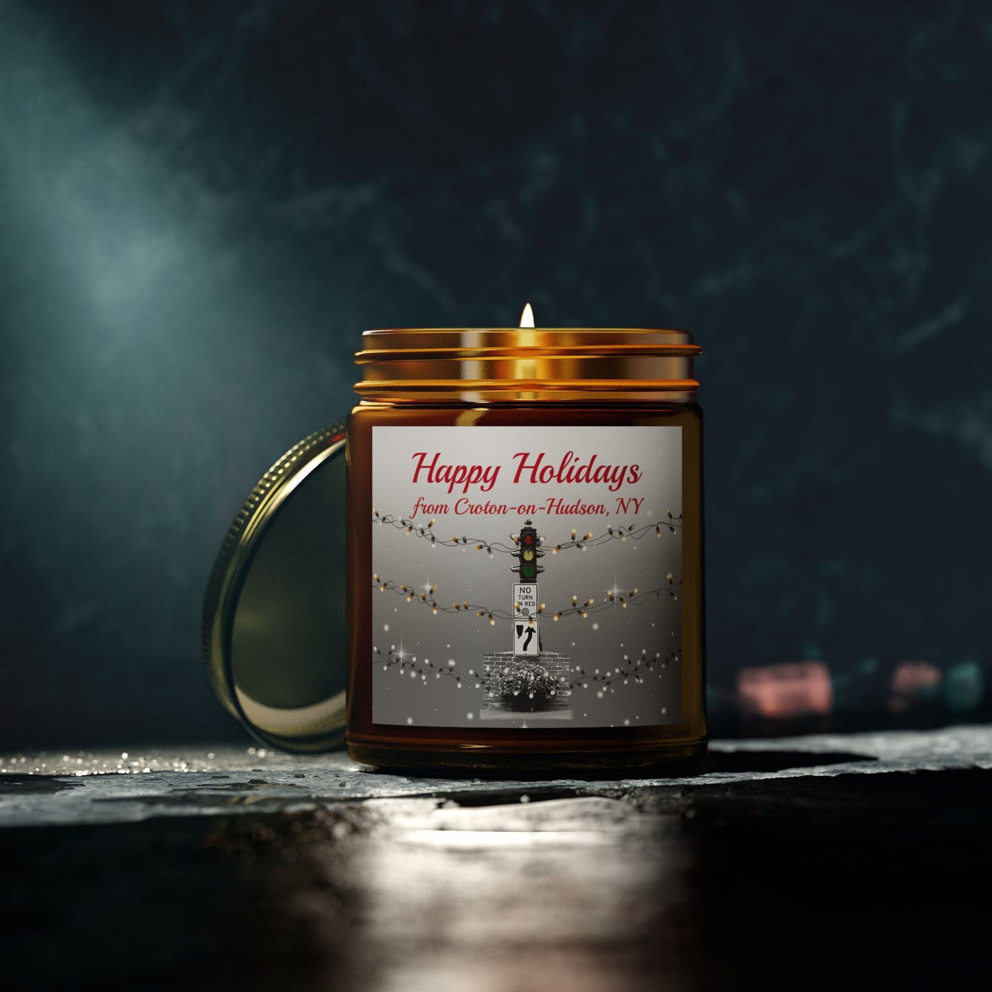 Happy Holidays / Croton Dummy Light candle