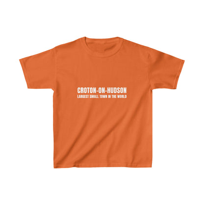 Croton Largest Small Town in the World kids tee