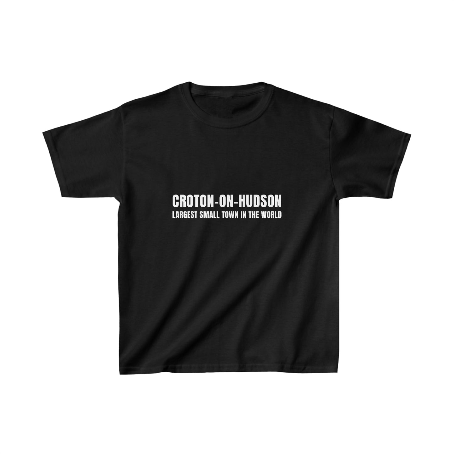 Croton Largest Small Town in the World kids tee