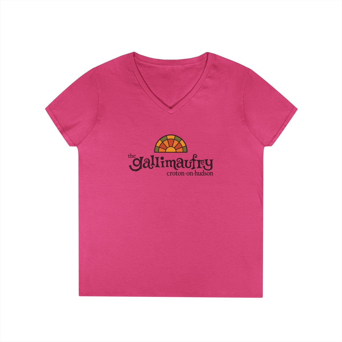 The Gallimaufry Croton Ladies V-Neck T-Shirt