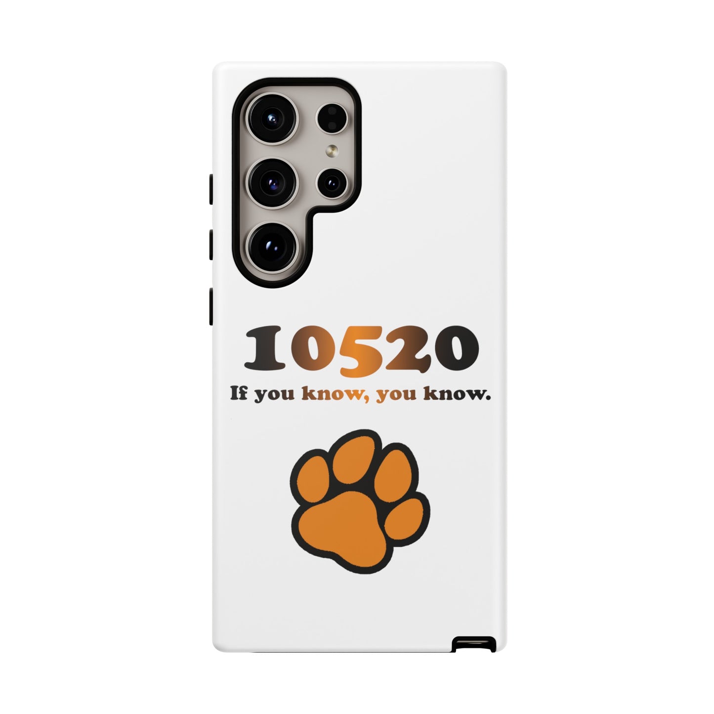 10520 Tiger paw iPhone / Samsung Tough Cases