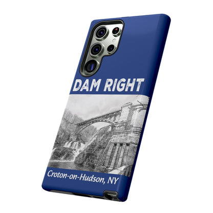 DAM RIGHT iPhone Tough Cases in Croton River blue