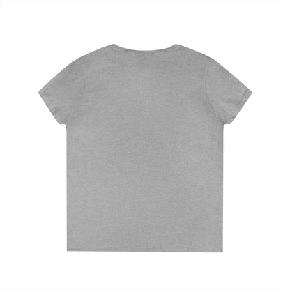 The Book and Record Ladies V-Neck T-Shirt