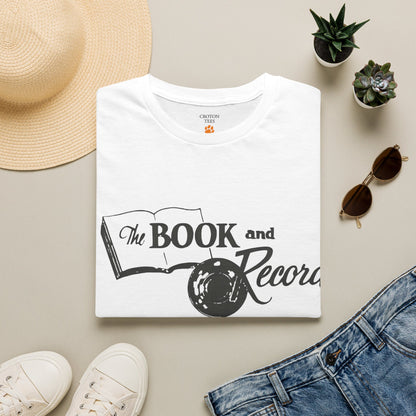 The Book and Record Unisex tee