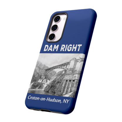 DAM RIGHT iPhone Tough Cases in Croton River blue