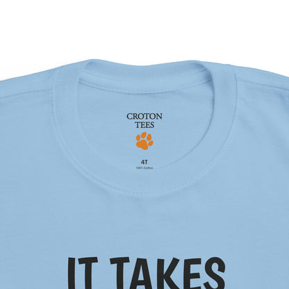 It Takes a Village Croton Peace toddler tee