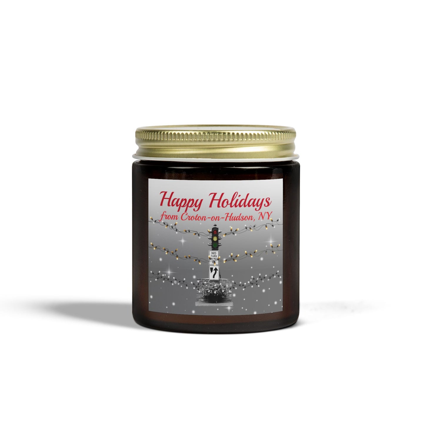 Happy Holidays / Croton Dummy Light candle