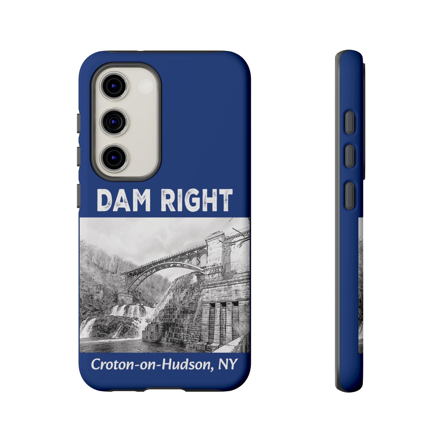 DAM RIGHT iPhone Tough Cases in Croton River blue