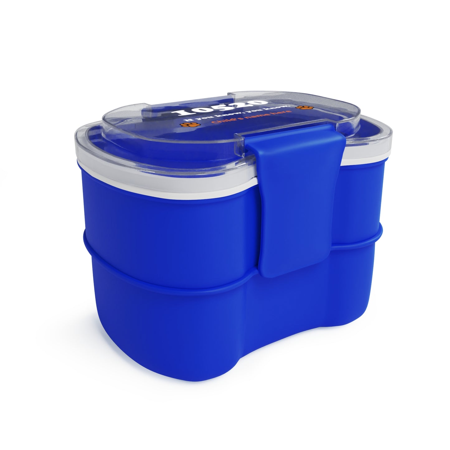 10520 / Tiger Paw personalized Bento Lunch Box