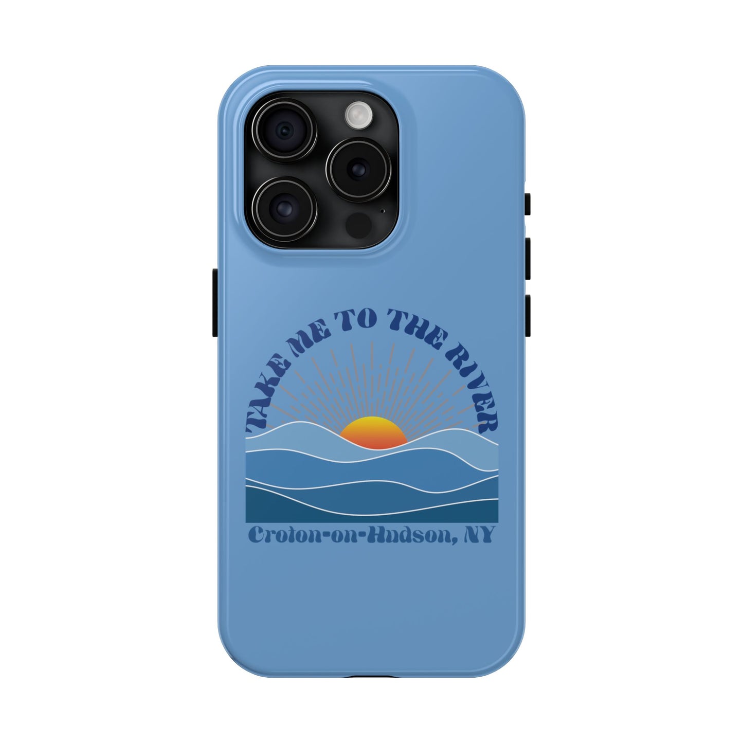 TAKE ME TO THE RIVER graphic Tough Phone Case